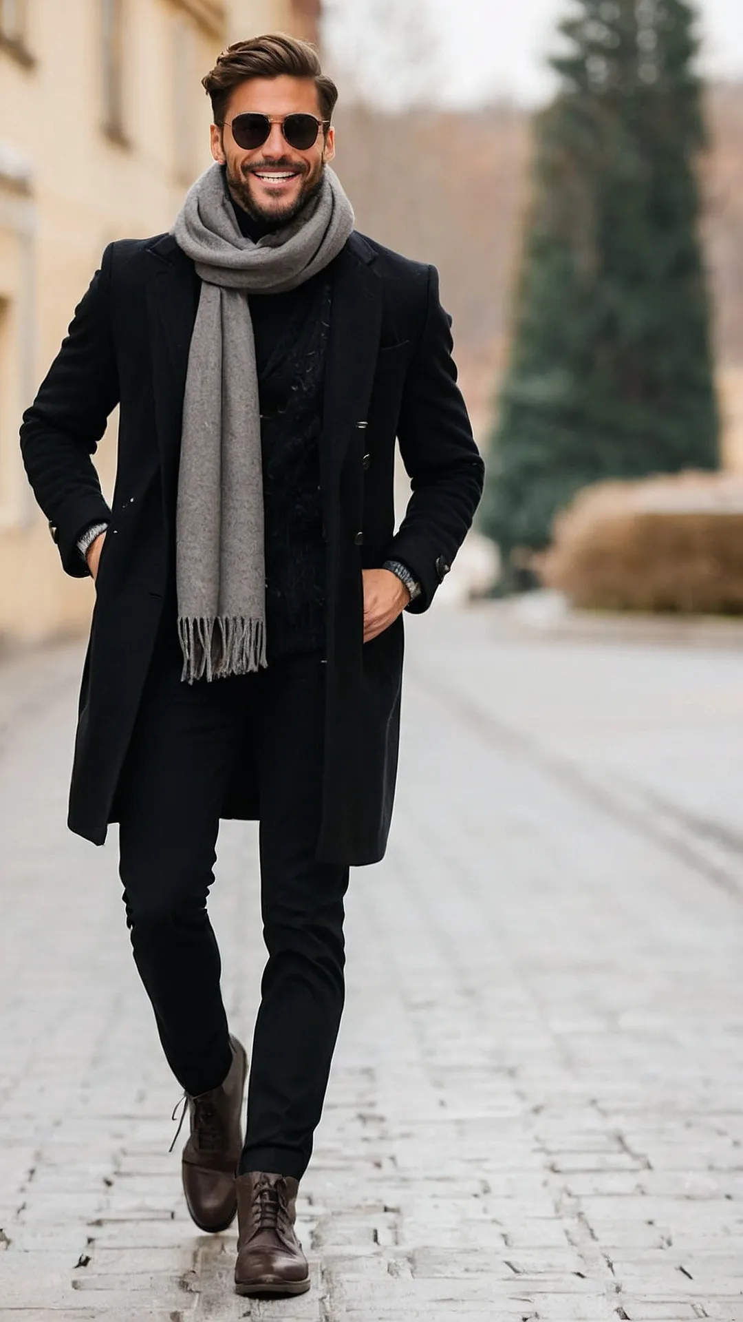 Neutral Urban Streetwear Fall Outfit for Men