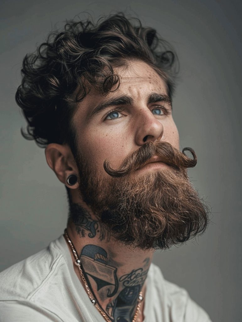 Fine Tapered Beard with Subtle Neckline Fade