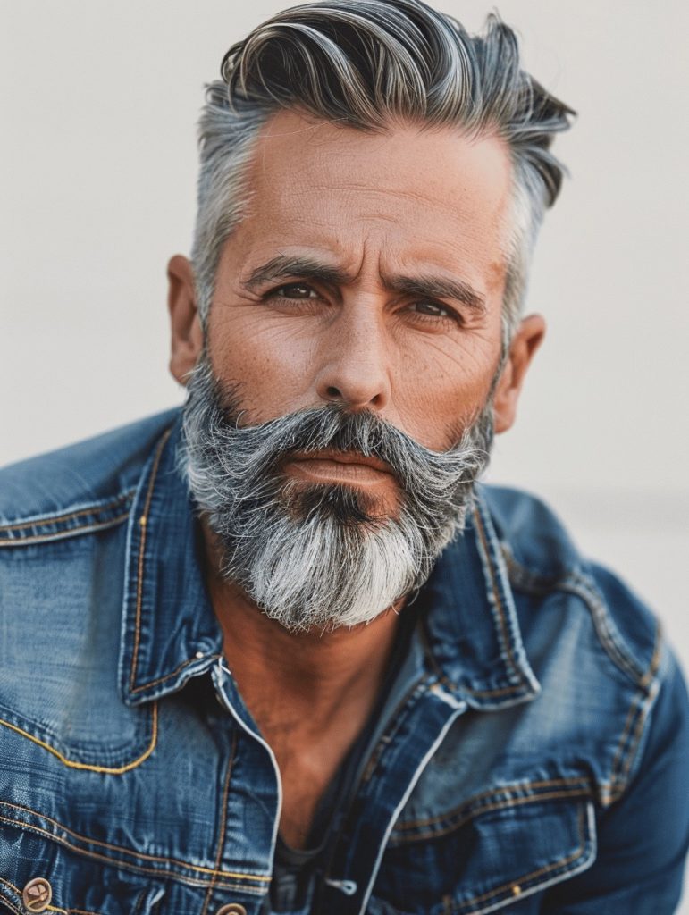 Angular Designer Fade with Shaped Beard Edge