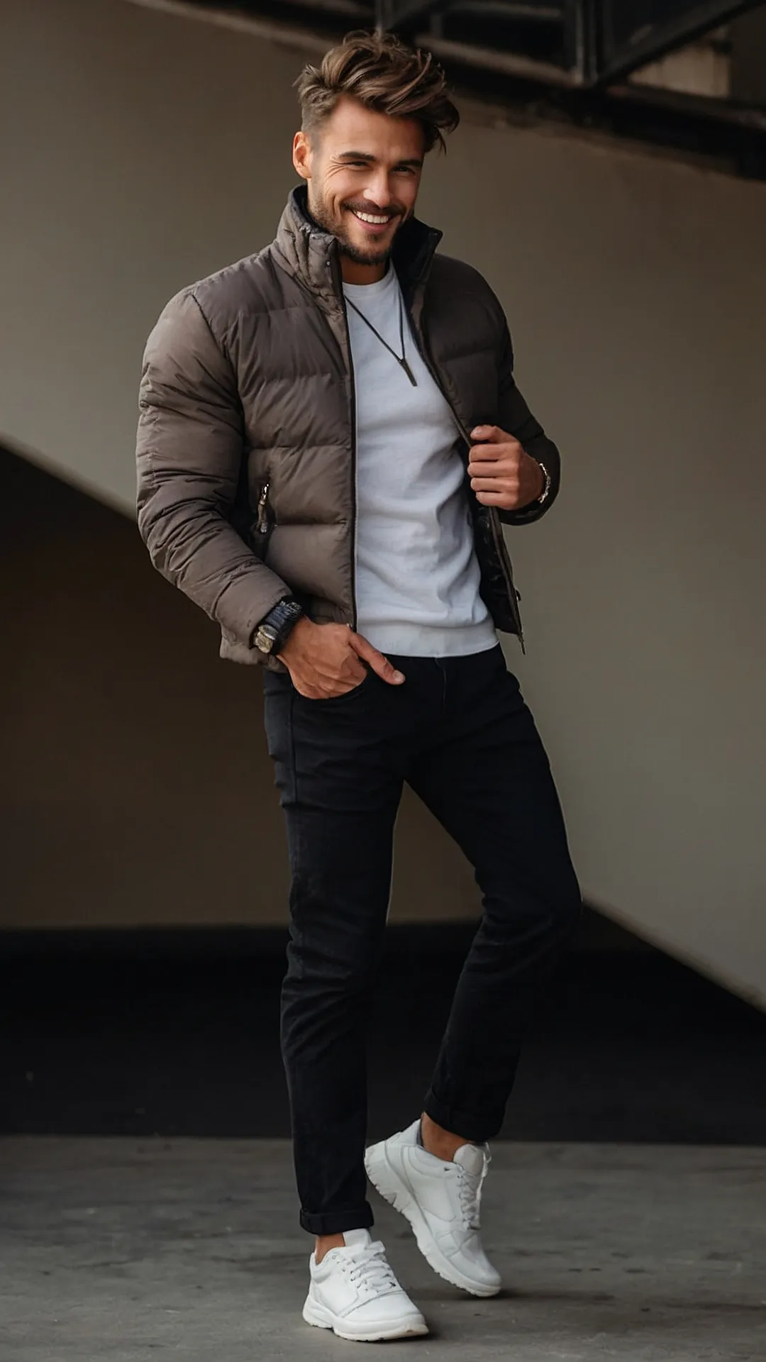 Men's Minimalist Fall Outfit with Urban Cool