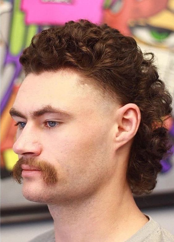 Glacial Sweep Layers Wolf Cut for Men