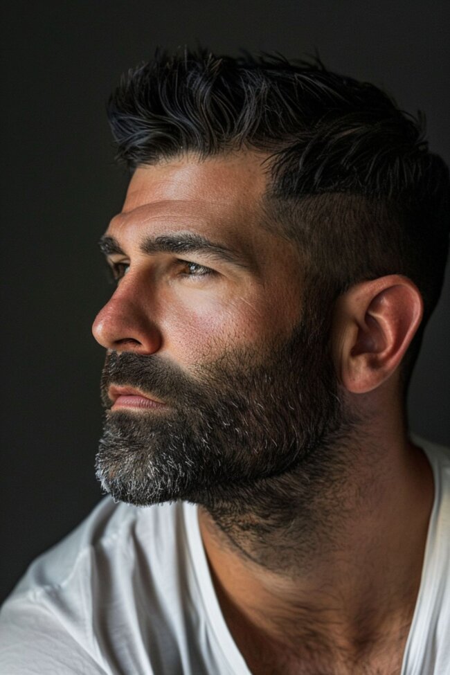 Beard with Tapered Sides