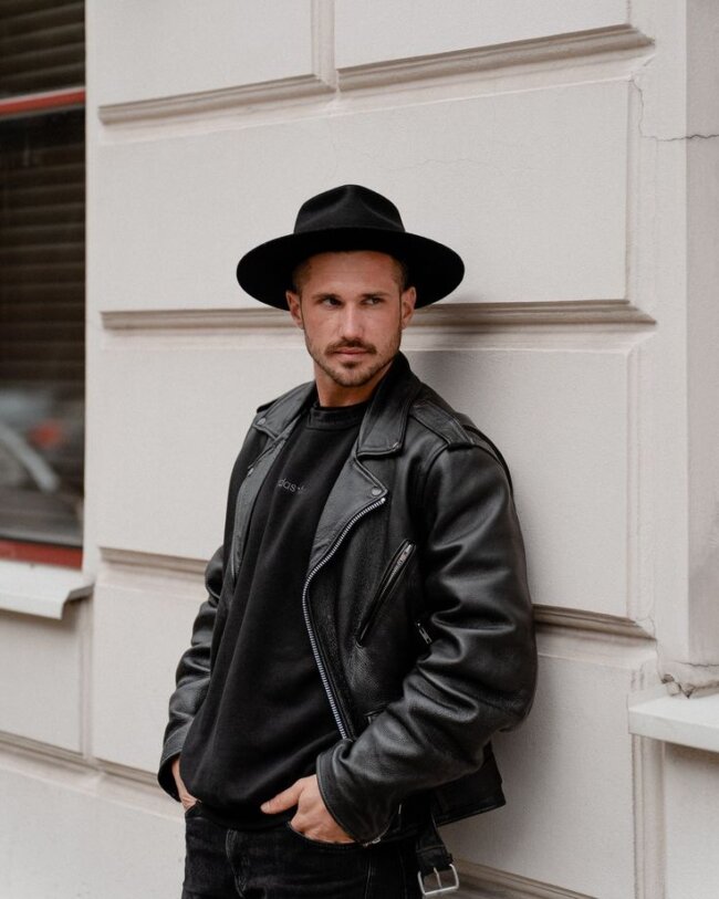 Black Wool Fedora