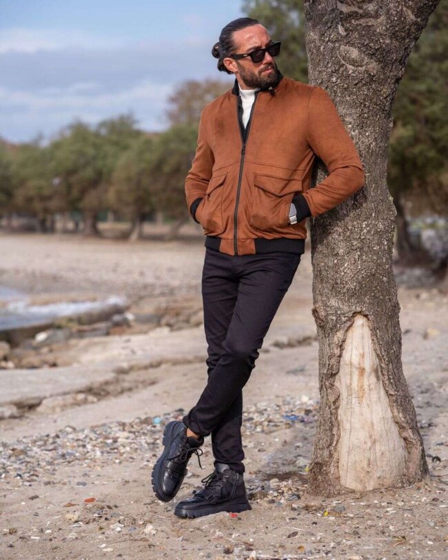 Brown Suede Jacket