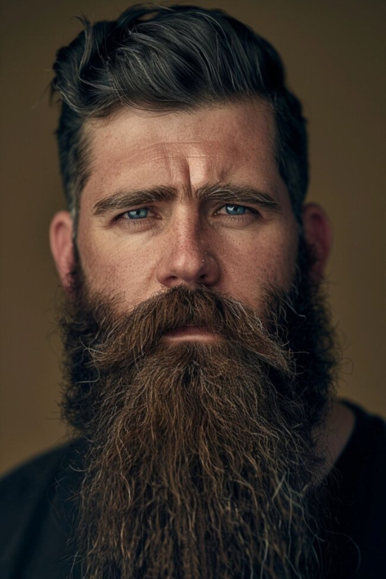 Bushy Beard with Shaped Edges