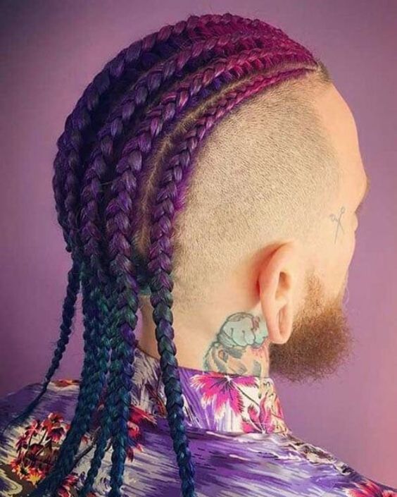 Colored Cornrows