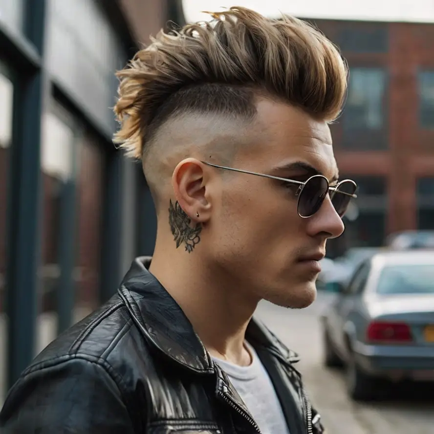 Edgy Bangs Meet Modern Mohawk