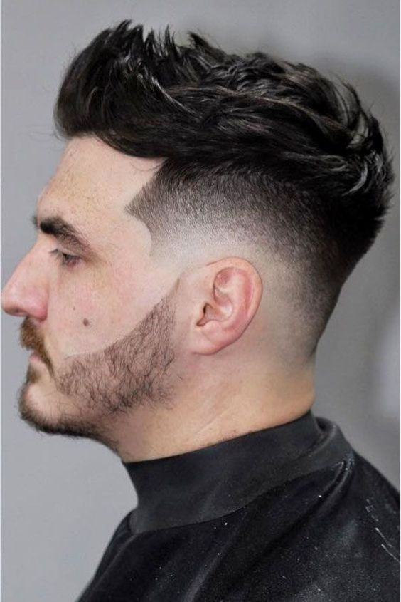 Mohawk Quiff with Undercut Fade