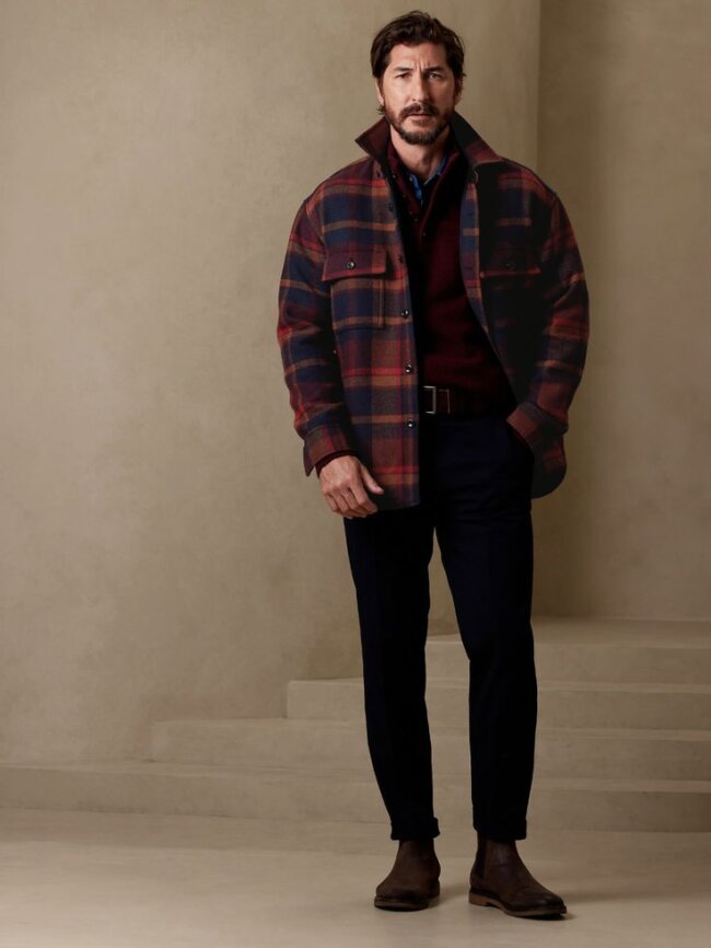 Plaid Wool Shirt