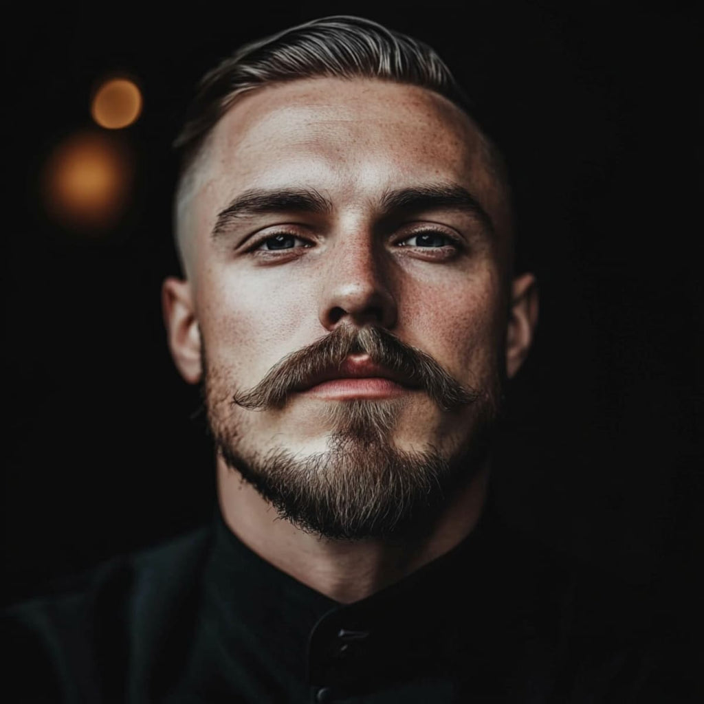 Stylish Hair with Anchor Beard