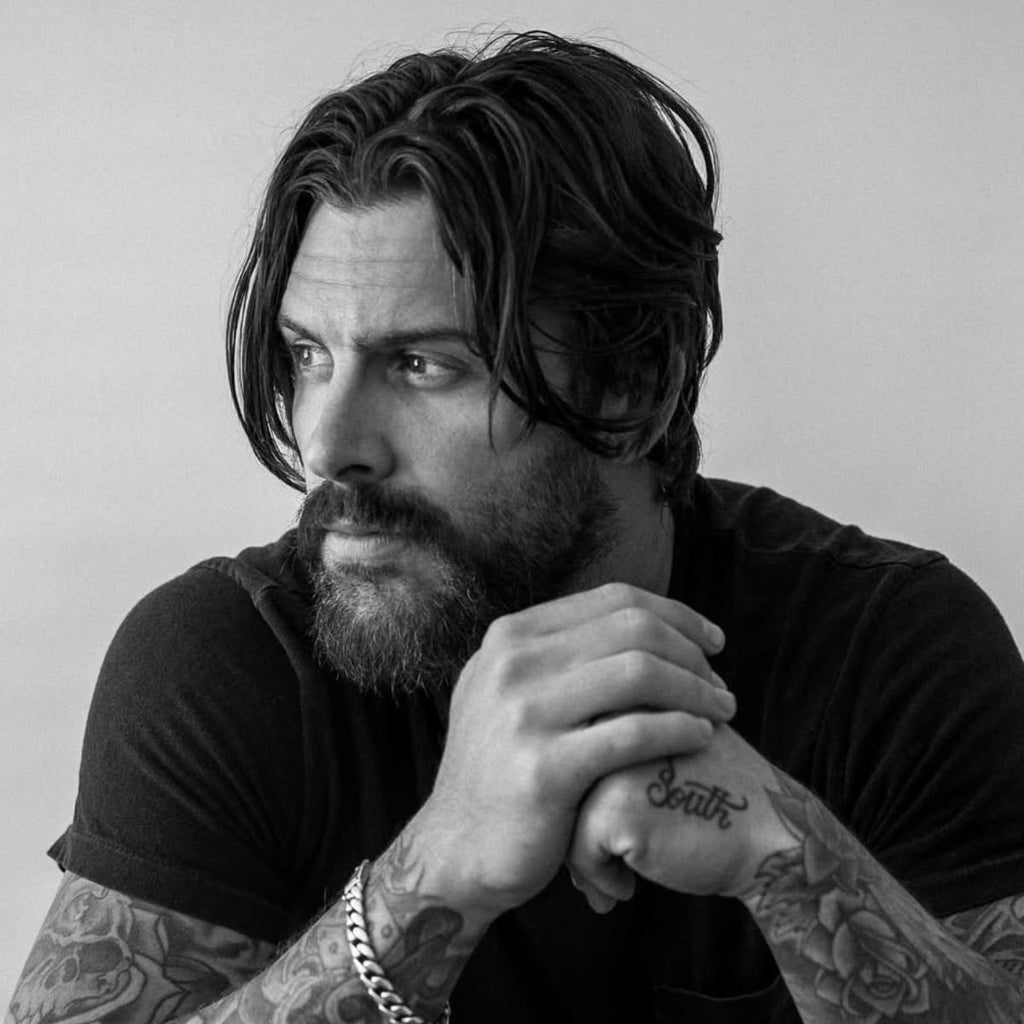 Short Shaggy Beard with Stylish Hair