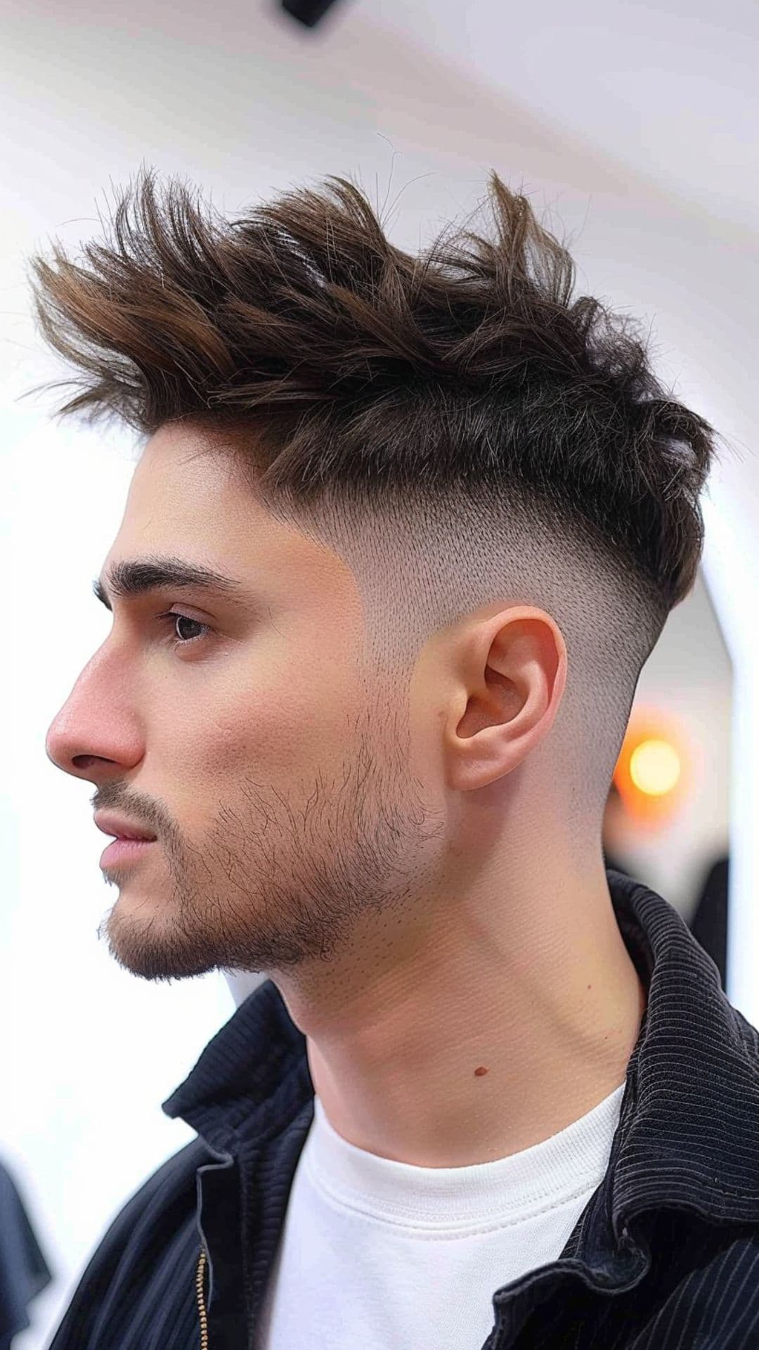 Sleek Skin Fade Faux Hawk