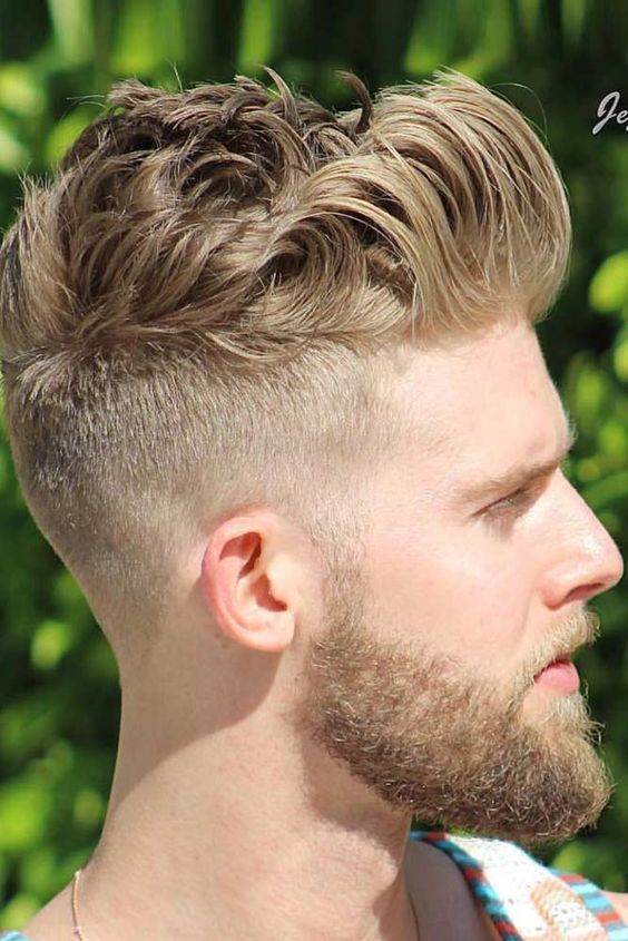 The Classic Quiff with Curls Hairstyle for Men