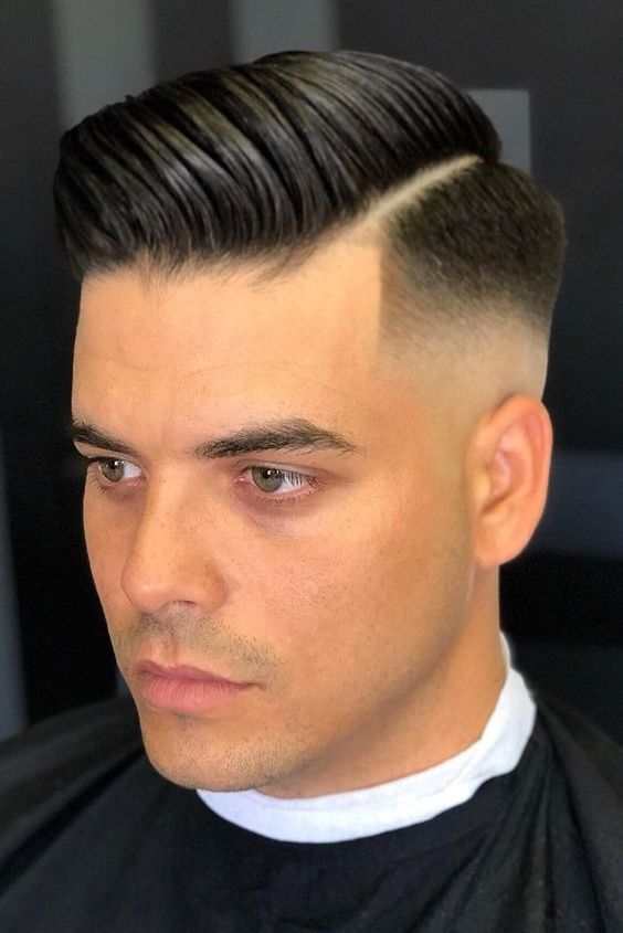 The Comb Over Fade