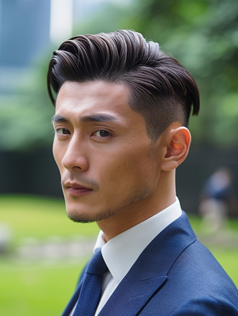 Asian-Inspired Deep Waves with Undercut