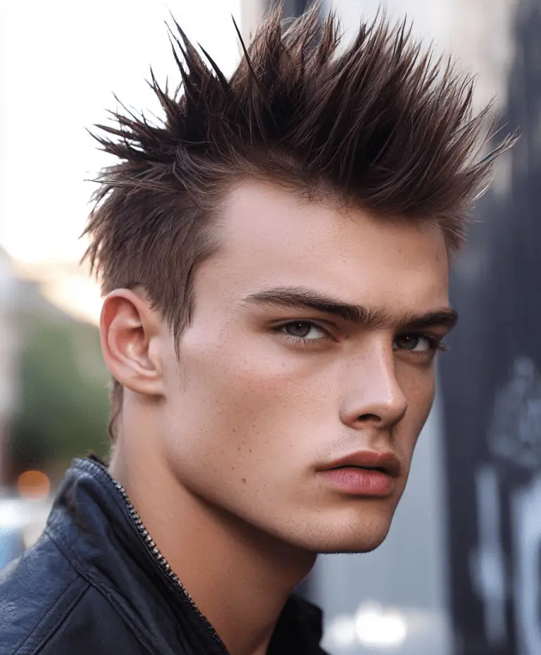 Spiky Texture with Sharp Undercut
