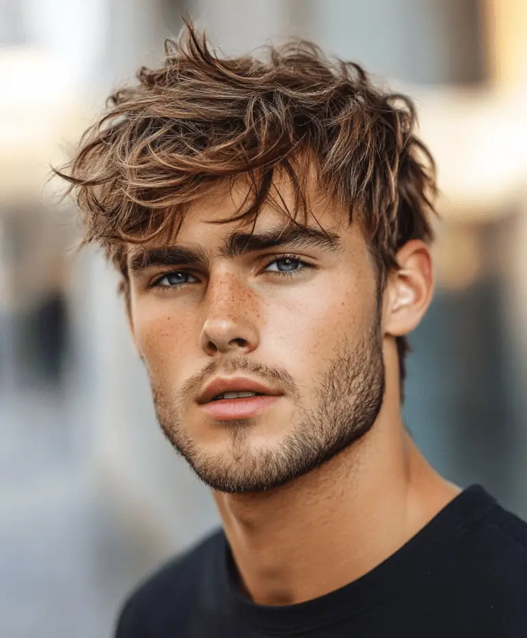 Textured Fringe with Angled Fade