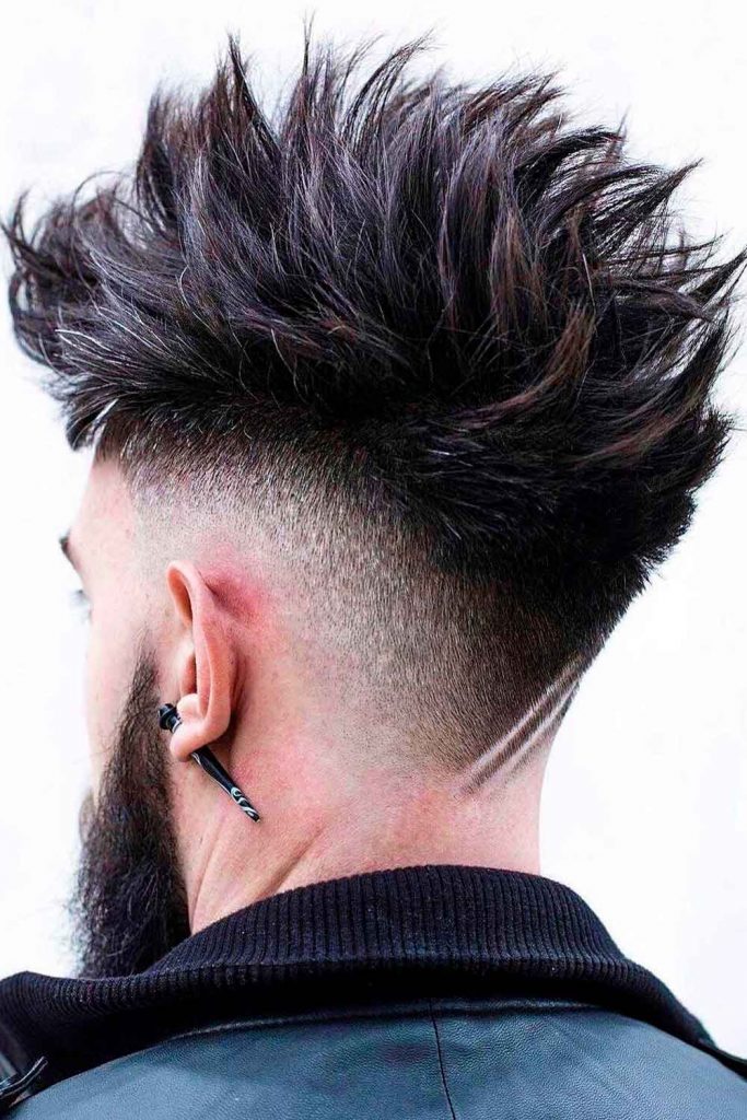 The Faux Hawk with Low Fade